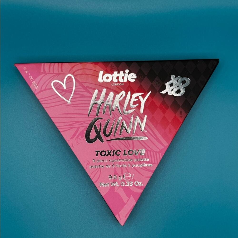 LOTTIE London Harley Quinn Toxic Love 9 Shade Eyeshadow Palette!โฆ๏ธโฆ๏ธโฆ๏ธโค๏ธ